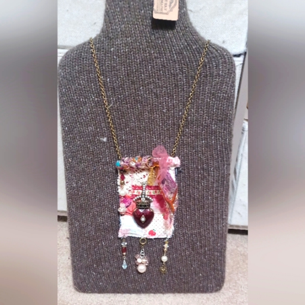 Upcycled Handmade Necklace: